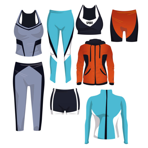 istock Set of sport wear collection 945917704