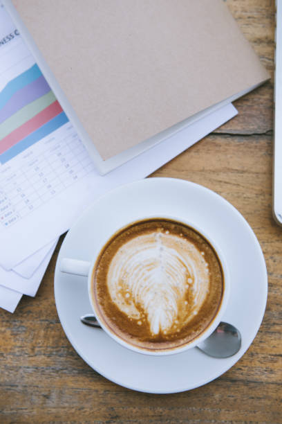 istock Cup of coffee with beautiful Latte art 945918114