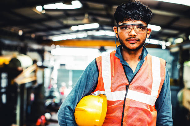 istock Steel Industry Worker Portrait 945924314