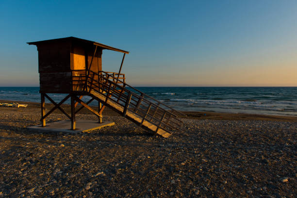 istock Baywatch tower on the beach 945924970