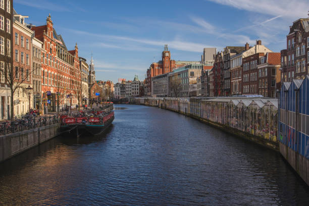 istock Landscape of an Amsterdam canal 945926224