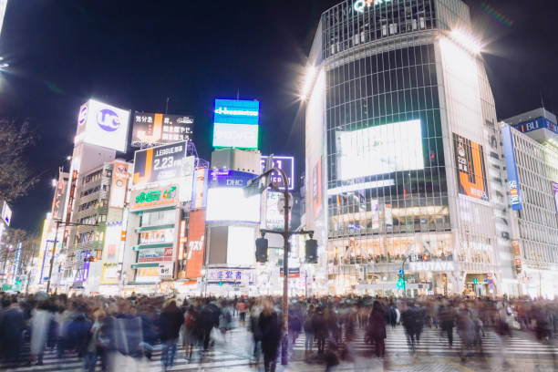 istock Shibuya crossing at night 945957470