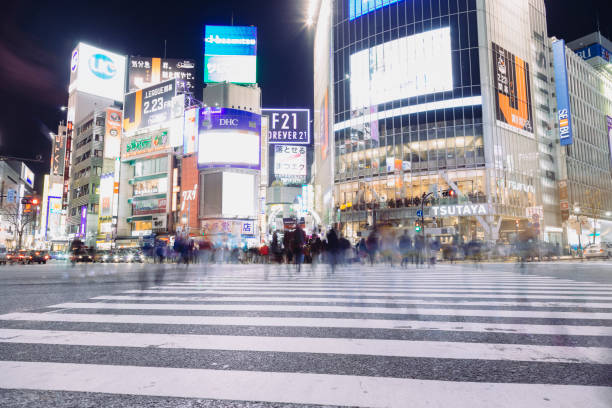 istock Shibuya crossing at night 945957492