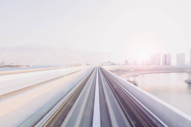 istock Urban landscape with high-speed blur motion 945957652