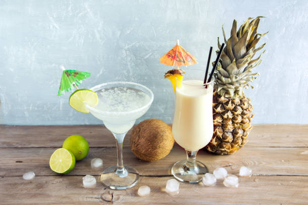 istock Margarita and Pina Colada Cocktails 945961188