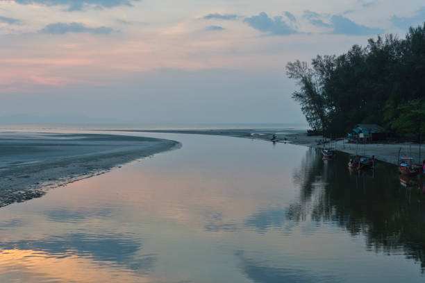 istock Sunset time at Pak Meng beach, Trang province, Thailand 945964018
