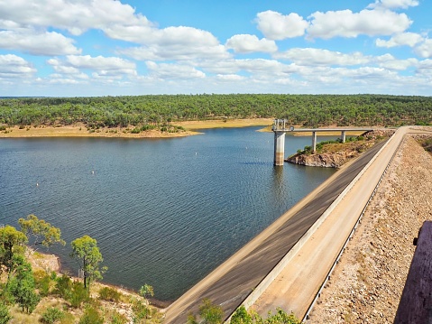 A great view at Boondooma Dam in Queensland, Australia.