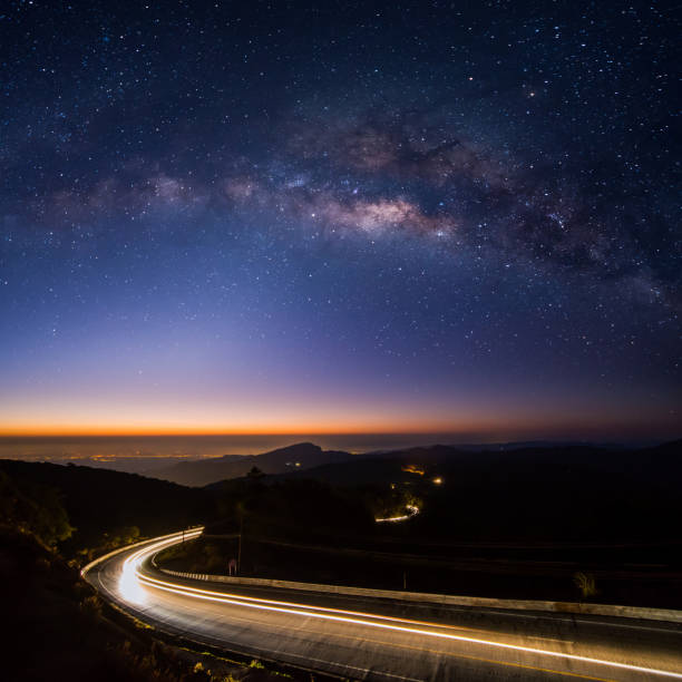istock Panoramic Milky way at Doi Inthanon, Chiang Mai , Thailand 945982004