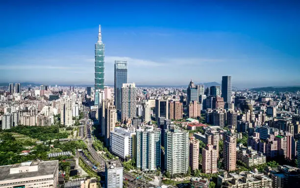 Finacial district of Taipei