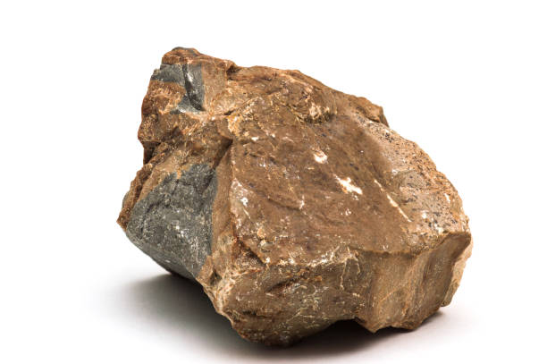 istock Piece of rock isolated 945995894