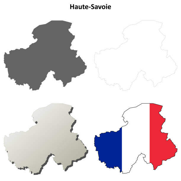 150+ Haute Savoie Stock Illustrations, graphiques vectoriels libre de