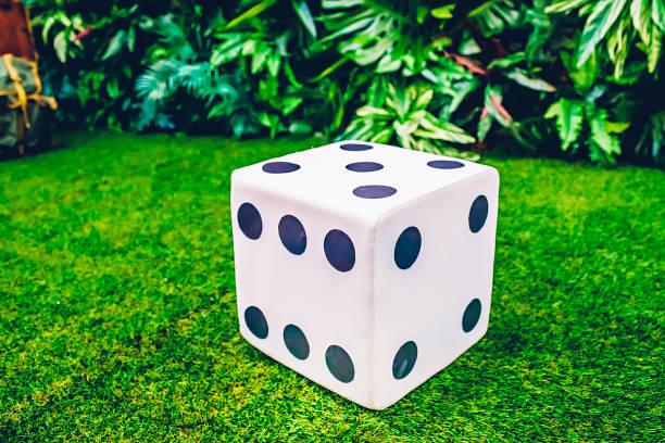 istock Soft toy dice on the playground in the restaurant 945997366