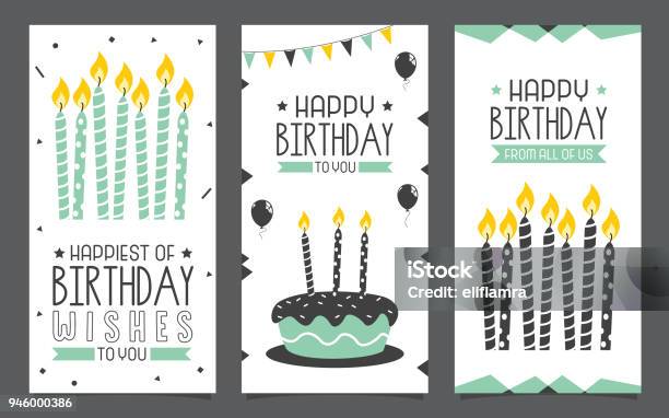 Birhday Invitation Card Design Stock Illustration - Download Image Now - Birthday, Birthday Card, Greeting Card