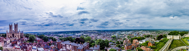 Panoramic view of Lincoln