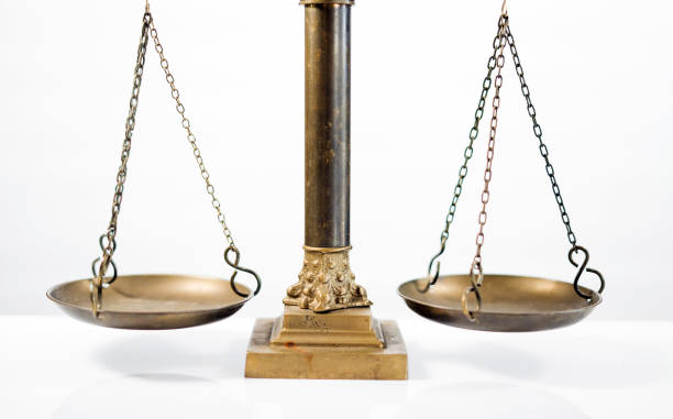 istock Law symbols on bright background. 946009160