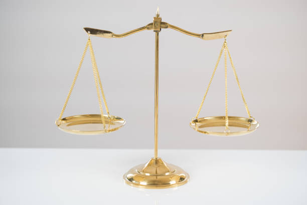 istock Law symbols on bright background. 946009334