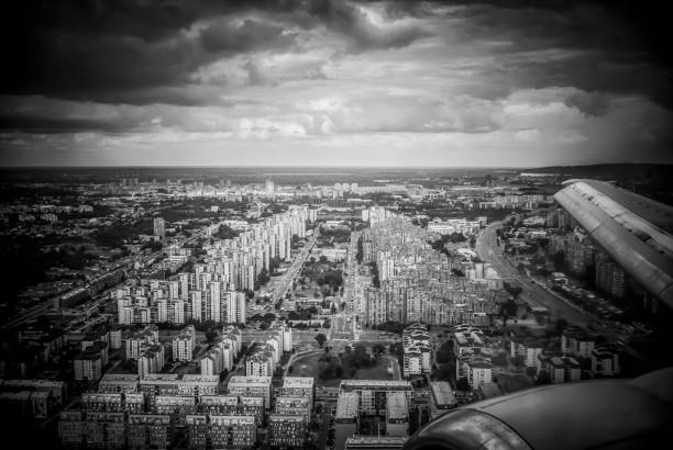 Belgrade from an Airplane
