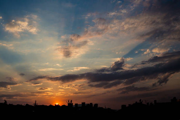 istock city sunset silhouette panaromic 946017746