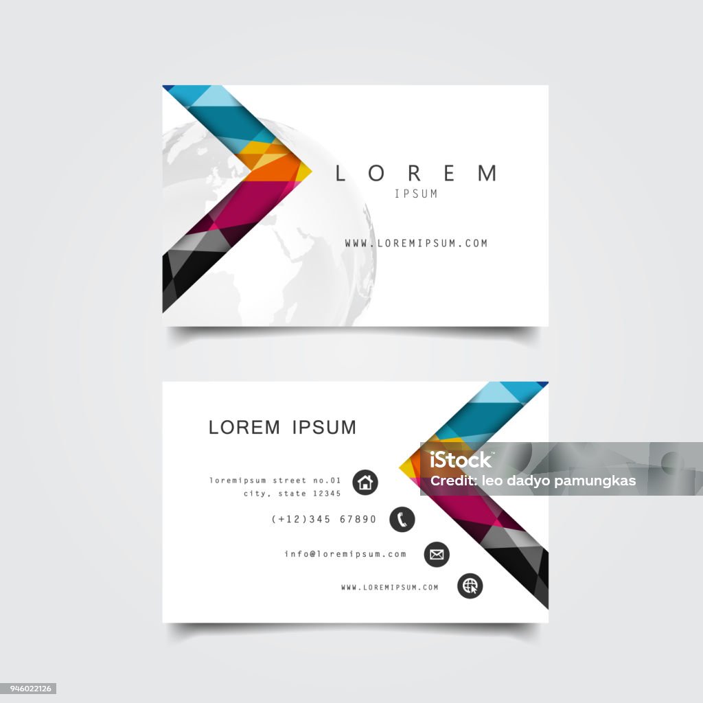 business card template business card layout design background Business Card stock vector