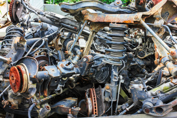 istock Junkyards, abandoned the old parts 946025386