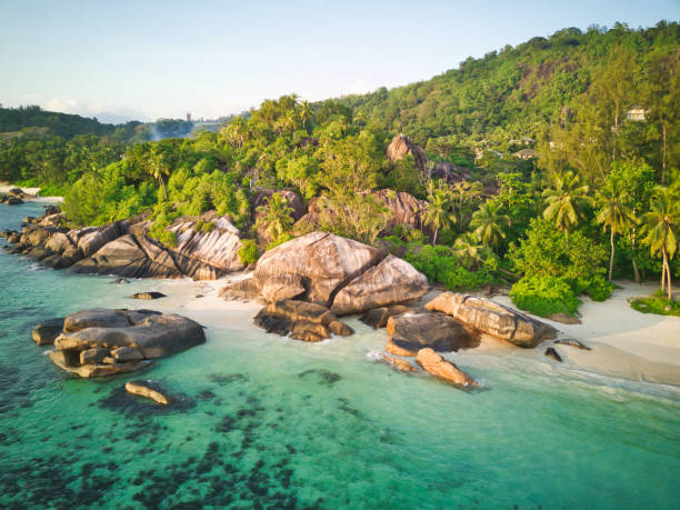 istock Seychelles Aerial Anse Takamaka Mahe Island 946040294