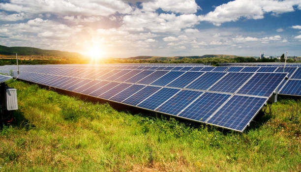 istock Solar panels, photovoltaic - alternative electricity source 946040368