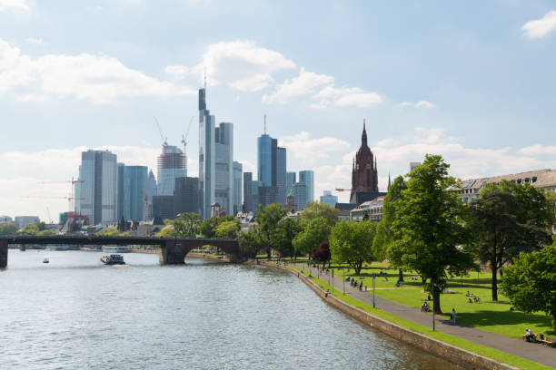 istock Frankfurt skyline in Germany 946042558