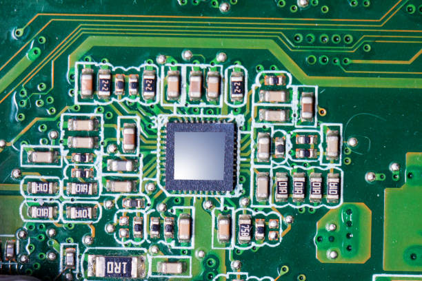istock Close-up of electronic circuit board. 946044114