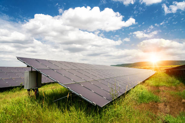 istock Solar panels, photovoltaic - alternative electricity source 946047232