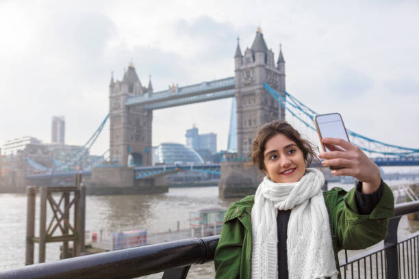 istock Selfie at Tower Bridge, London, England 946048378