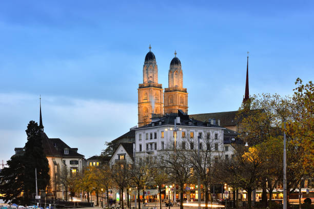 istock Grossmunster Cathedral, Zurich, Switzerland 946048678