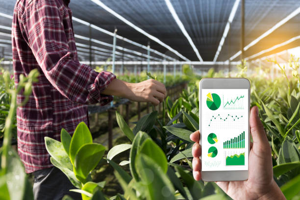 istock agriculture technology concept man Agronomist Using a Tablet in an Agriculture Field read a report 946051432