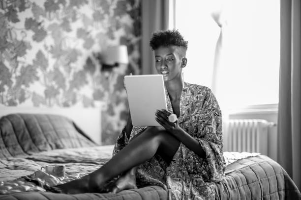 istock Young woman at home 946054786