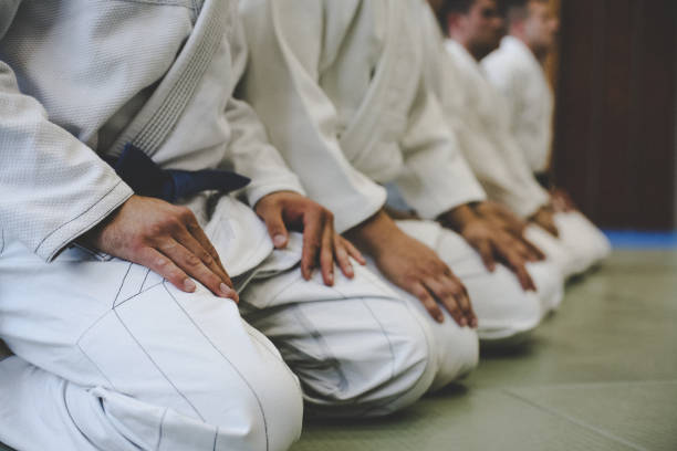 istock Close up image of judo Males. 946060408