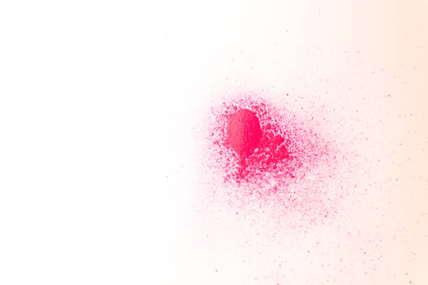istock powdered red powder paint on a light background 946078462