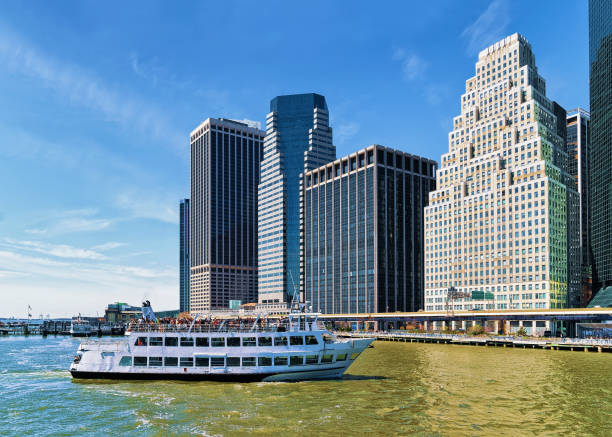 istock East River ferry boat heading Midtown Manhattan 946078550