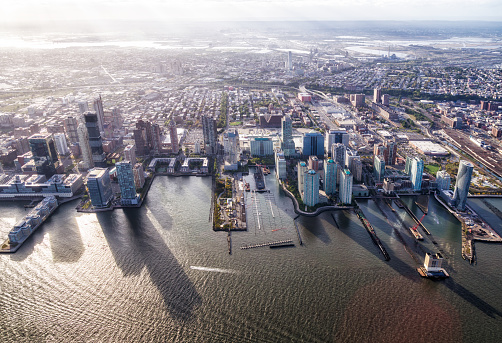 Aerial view of Jersey City