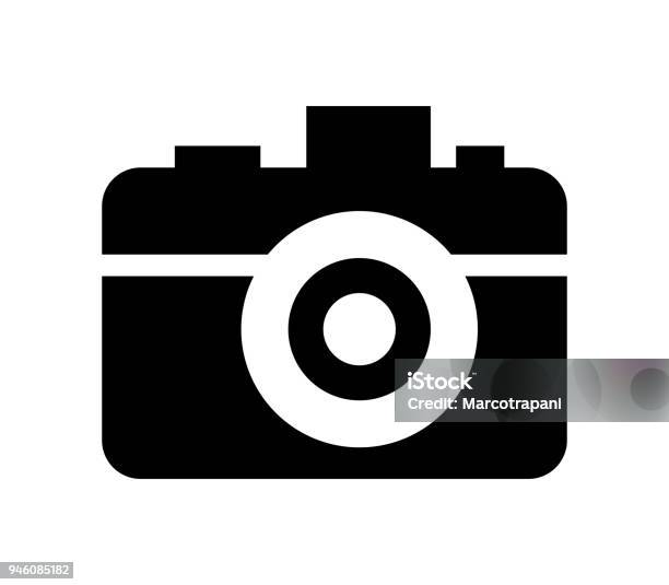 Icône De Caméra Vecteurs libres de droits et plus d'images vectorielles de Appareil photo - Appareil photo, Icône, Horizontal