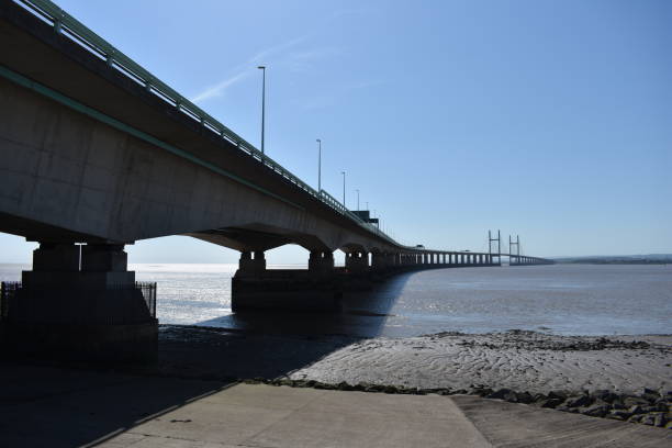 istock Second Severn Crossing in summer, northern side 946089480
