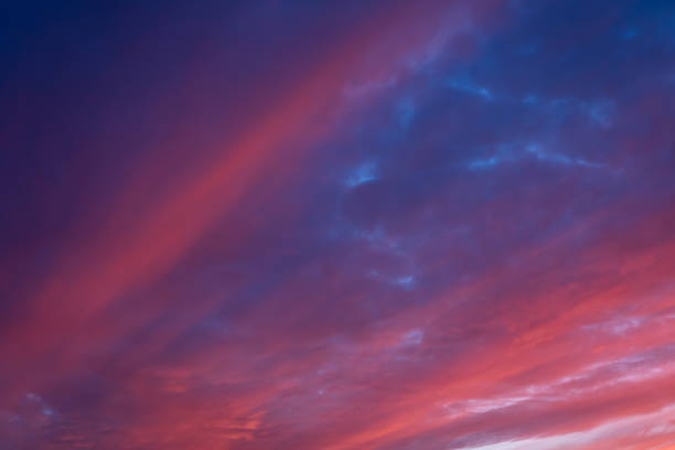 istock Beautiful cloudy sky in Blue and pink 946089720