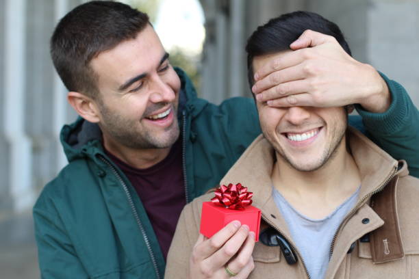 istock Lovely same sex couple sharing affection 946091836
