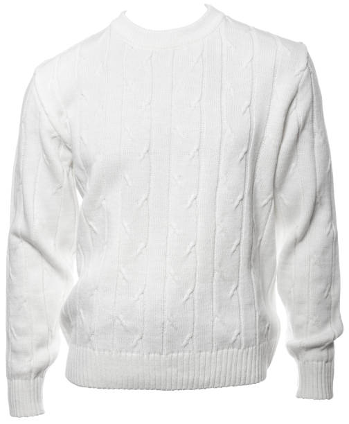 istock White longsleeve  jumper on a mannequin isolated 946103034