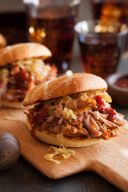 istock homemade pulled pork burger with caramelized onion and bbq sauce 946103168