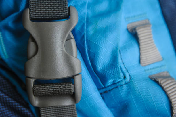 istock closed grey fastex buckle of trekking backpack 946104730