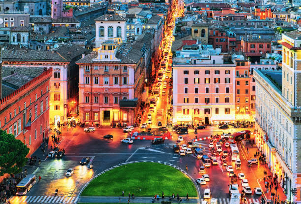 istock Piazza Venezia in Rome evening 946118200