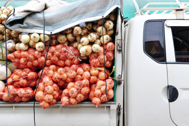 Onions on the truck