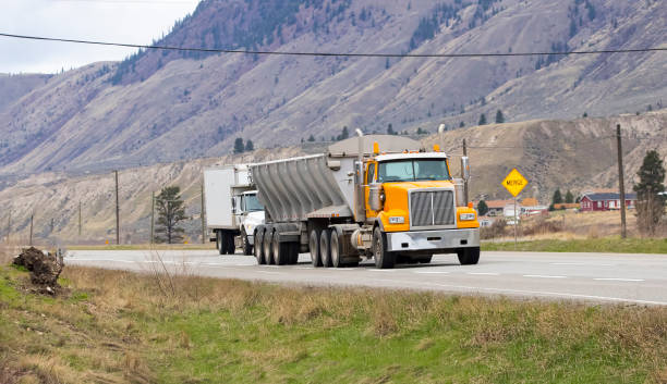 istock Heavy Cargo on the Road 946149522