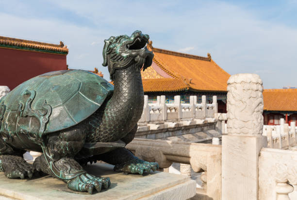 istock Beijing Forbidden City Bronze Black Tortoise Statue 946150008
