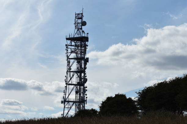 istock Transmission tower at Butser Hill in Hampshire 946164810