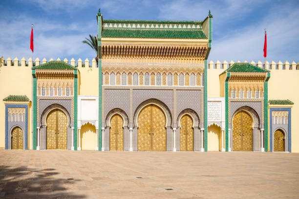 istock Moroccan Palace with golden doors 946170538